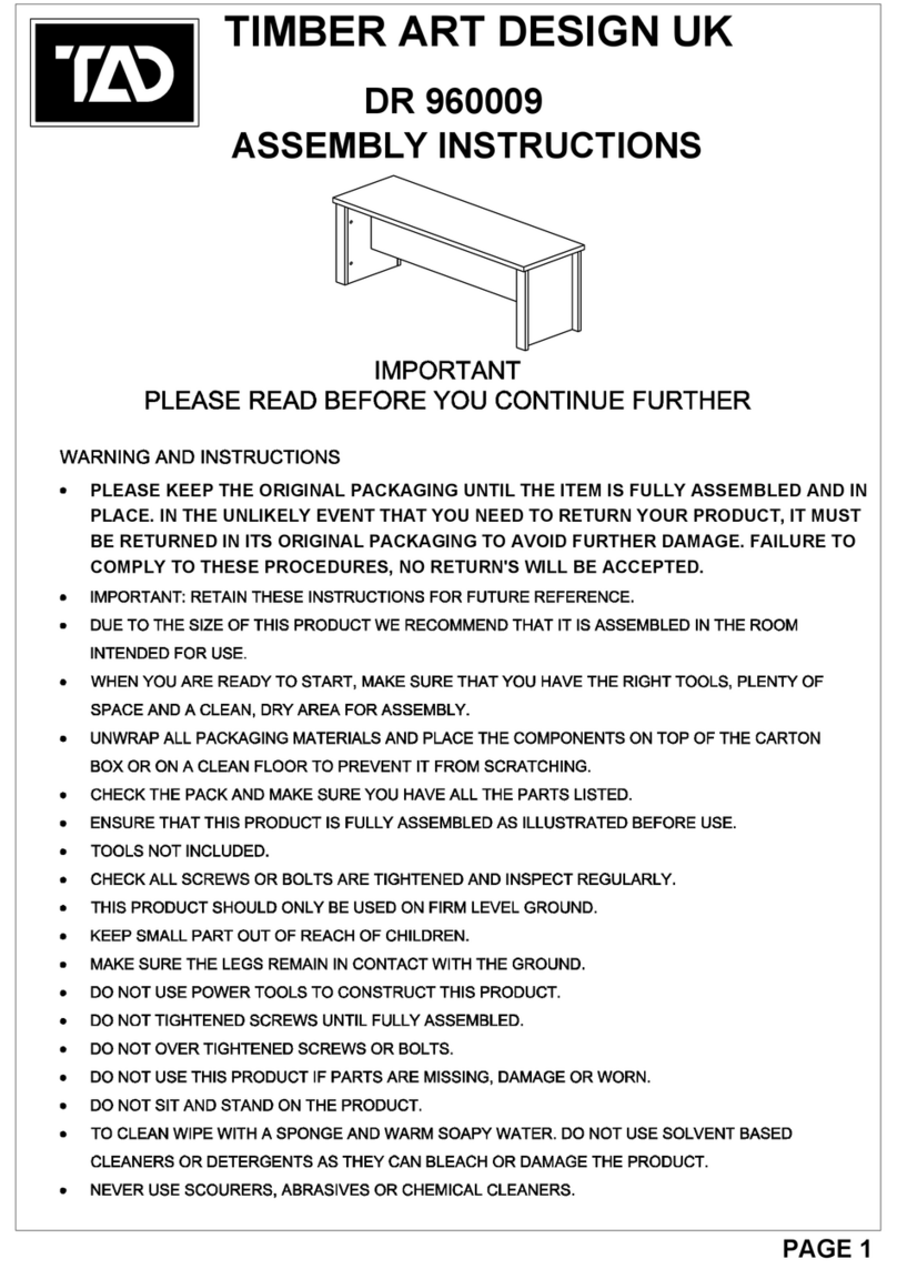 TAD DR 960009 User manual