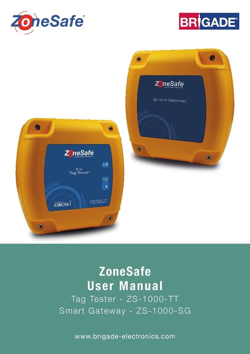 Brigade Electronics ZoneSafe ZS-1000-TT user manual