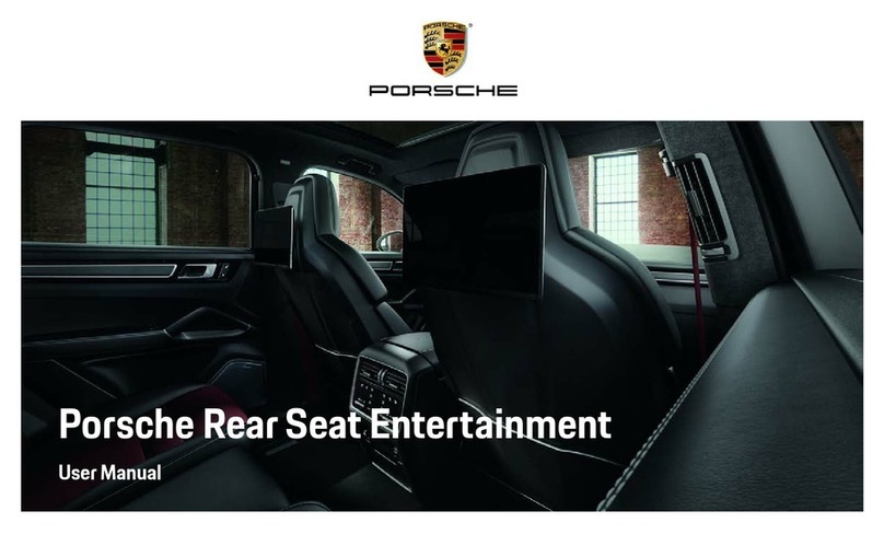 Porsche Porsche Rear Seat Entertainment User manual