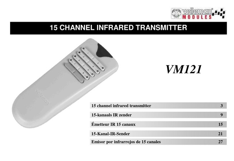 Velleman VM121 manual