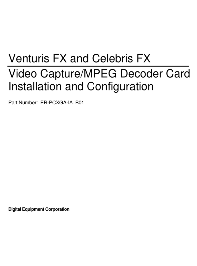 Digital Equipment Venturis FX Installation and configuration