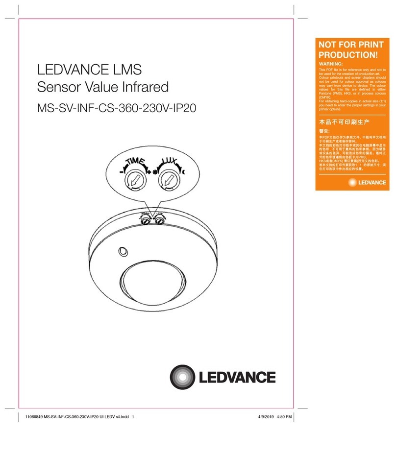 Ledvance MS-SV-INF-CS-360-230V-IP20 installation guide Ledvance MS-SV-INF-CS-360-230V-IP20 installation guide
