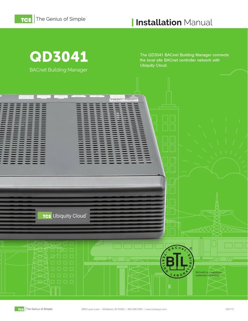 TCS QD3041 installation manual