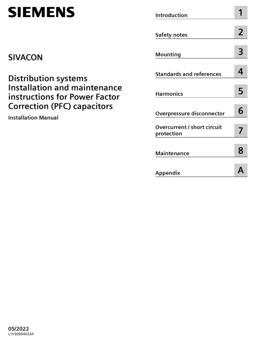Siemens SIVACON installation manual