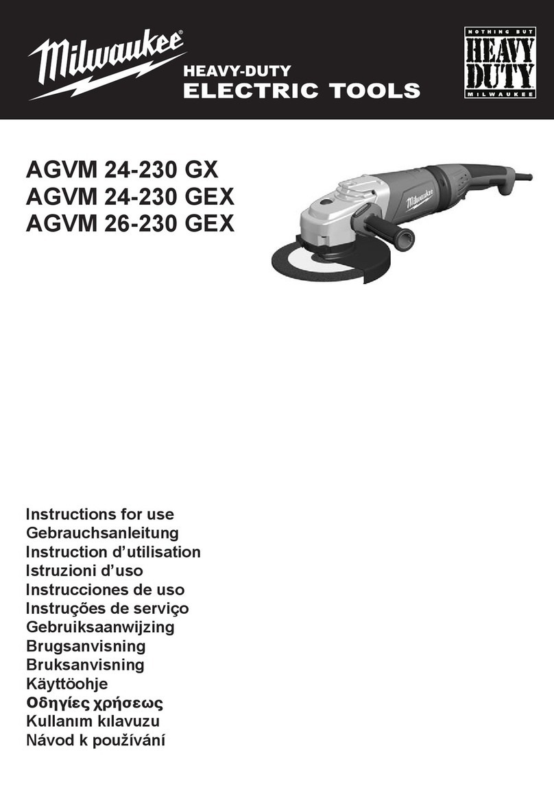 Milwaukee AGVM 24-230 GX Instructions for use