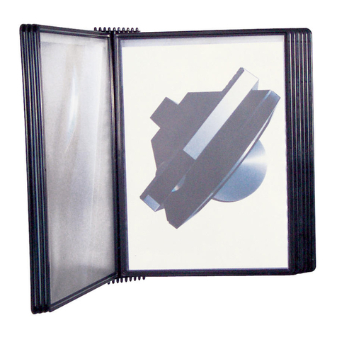 Flip File Displays A3 Portrait quick start guide