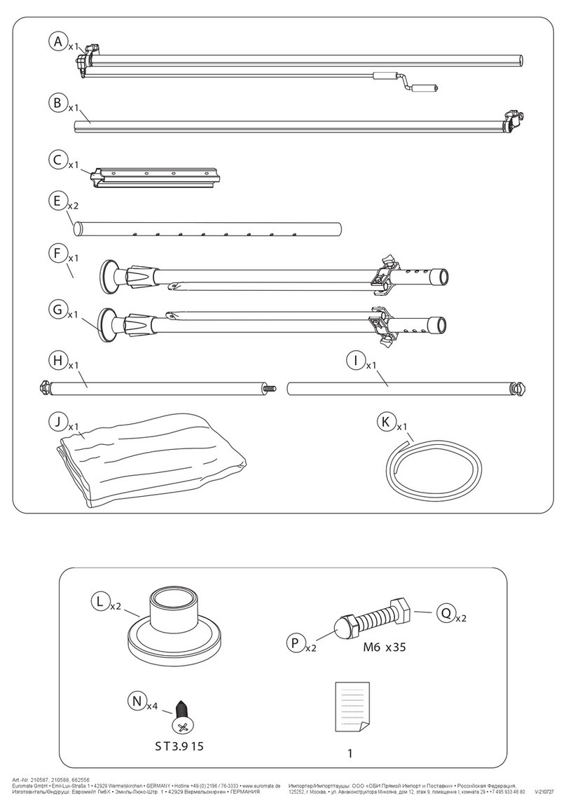 Euromate 210587 Instructions for use