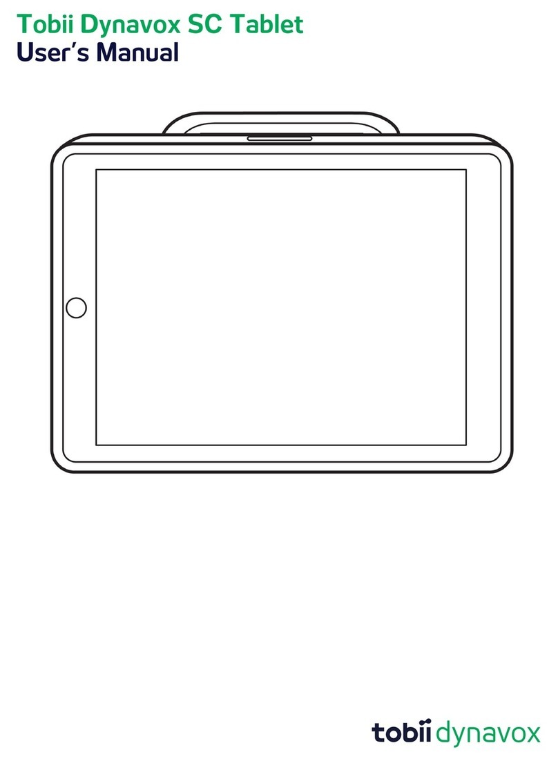 Tobii Dynavox SC Tablet User manual