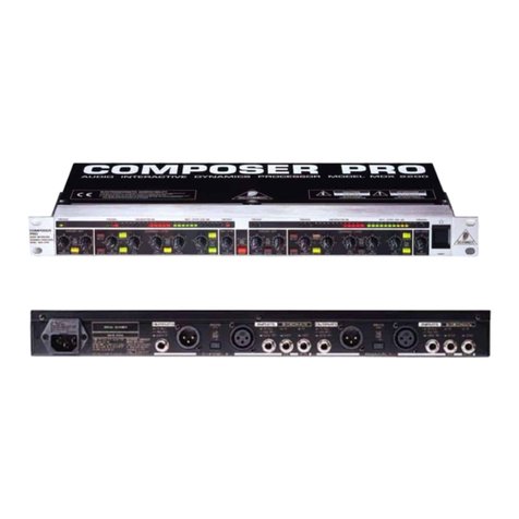 Behringer COMPOSER PRO MDX2200 User manual