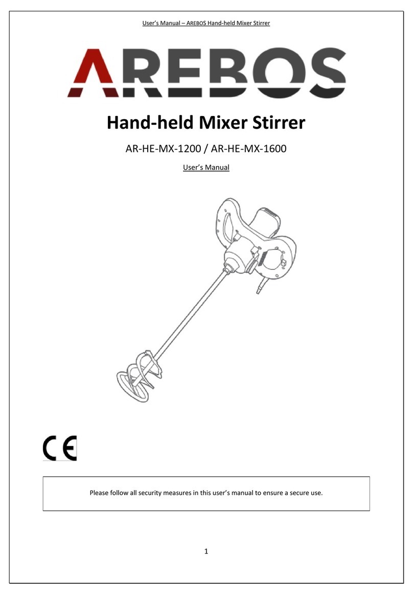AREBOS AR-HE-MX-1200 user manual