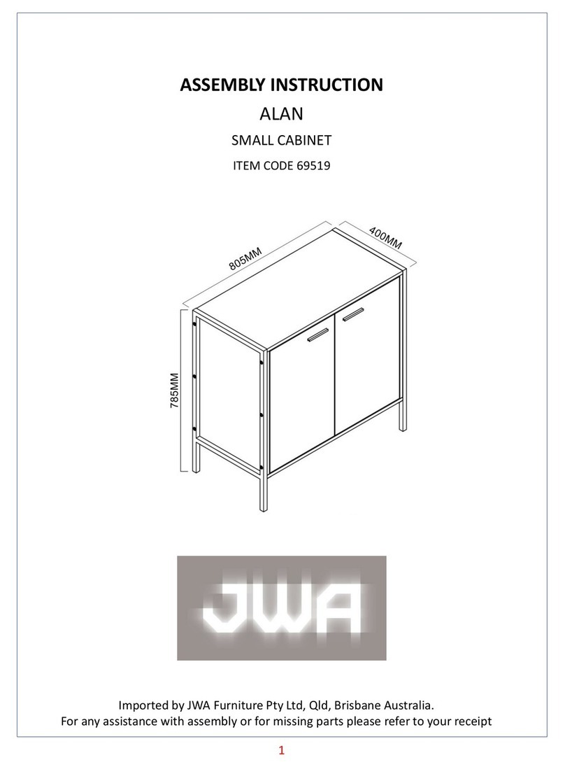 JWA ALAN 69519 Assembly instruction