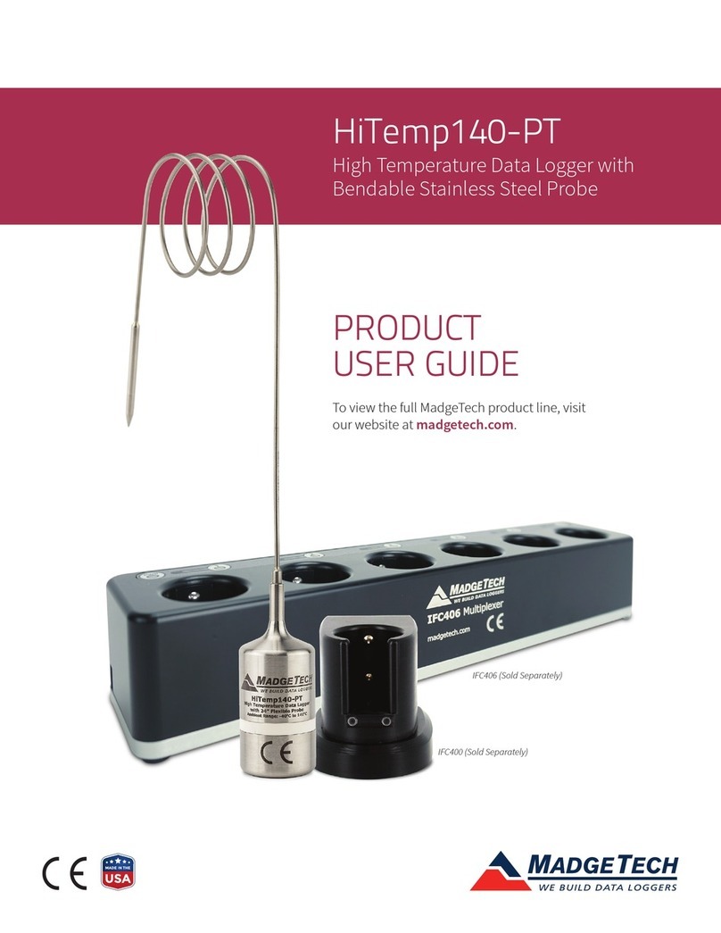 MadgeTech HiTemp140-PT Product user guide MadgeTech HiTemp140-PT Product user guide