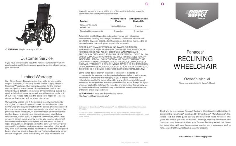 Direct Supply Panacea User manual