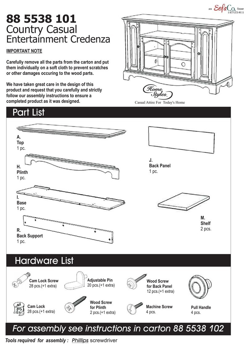Home Styles 88 5538 101 manual Home Styles 88 5538 101 manual