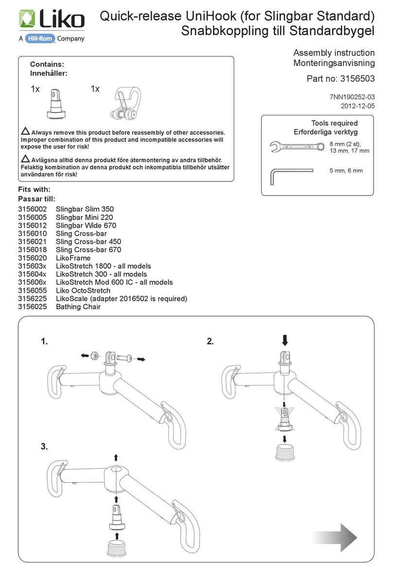 Hillrom Liko UniHook 3156503 User manual