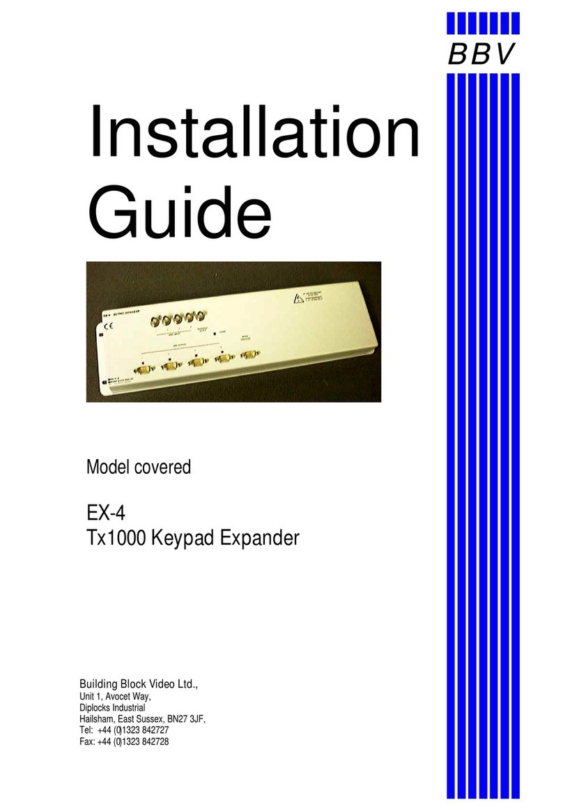BBV EX-4 installation guide