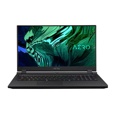 Gigabyte AERO 17 quick start guide