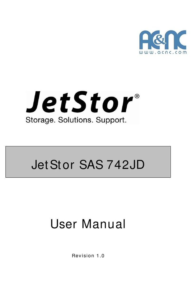 AC&NC JetStor SAS 742JD user manual