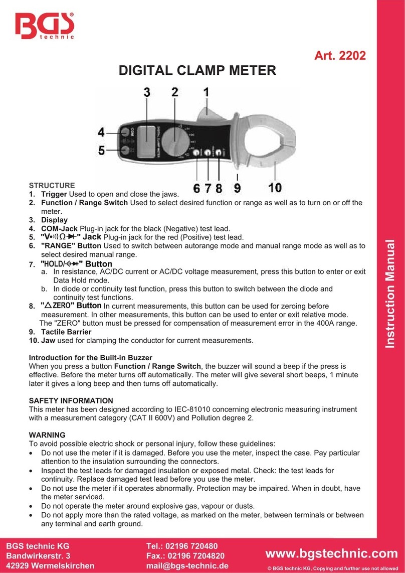 BGS technic 2202 quick start guide
