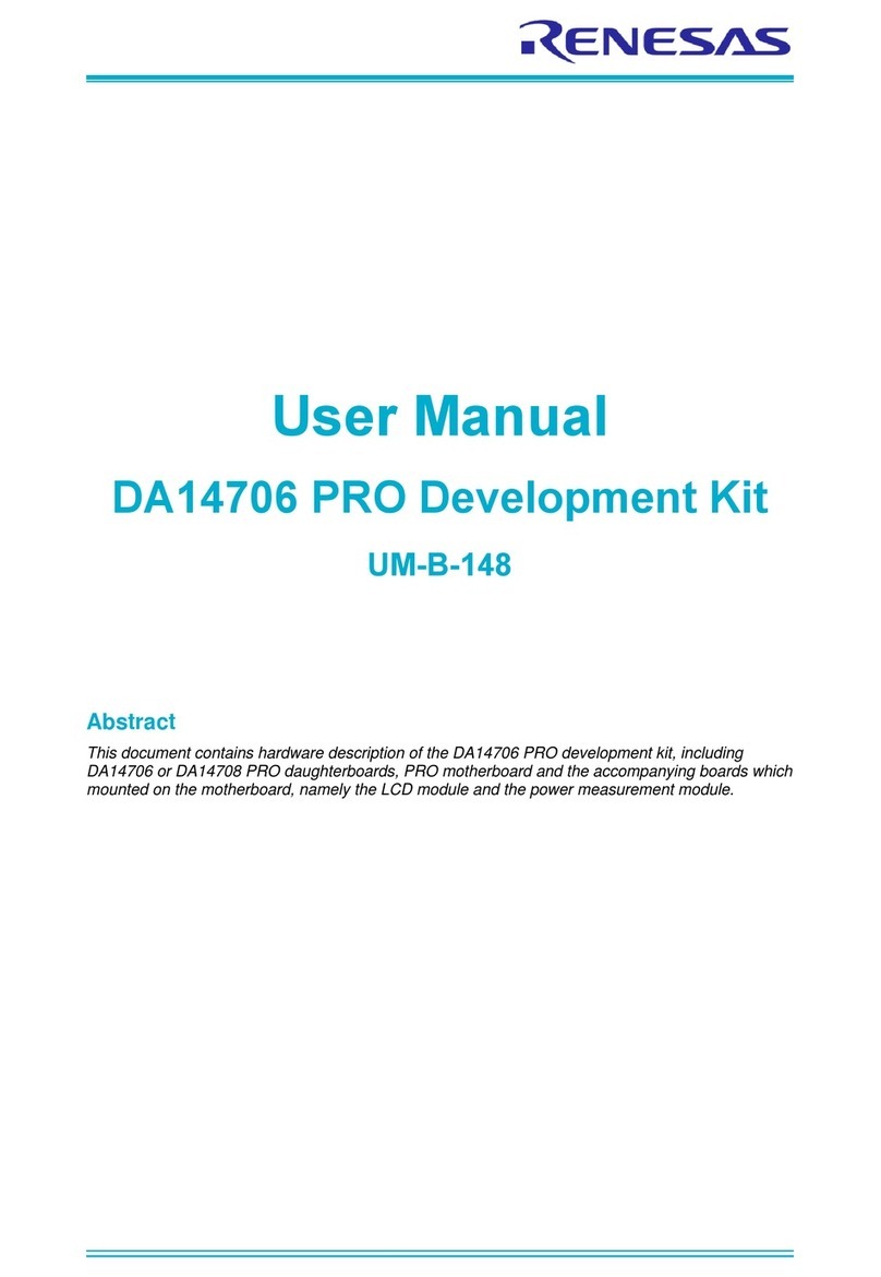 Renesas DA14706 PRO user manual