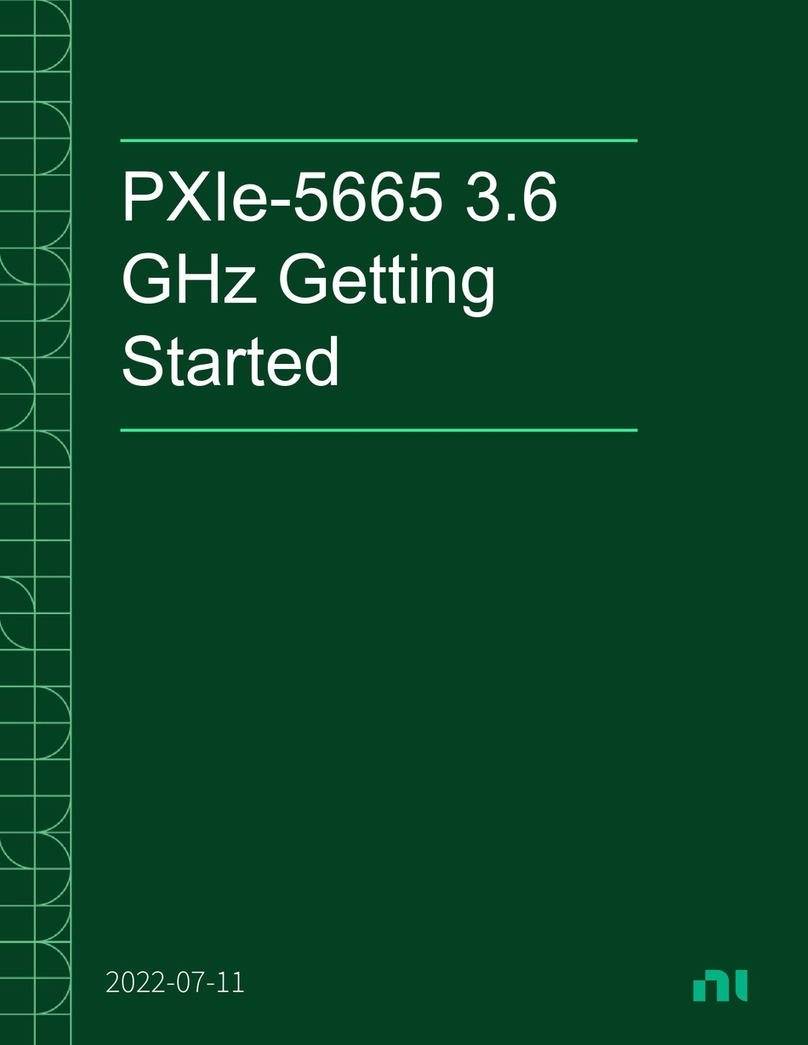 NI PXIe-5665 3.6 GHz Getting started