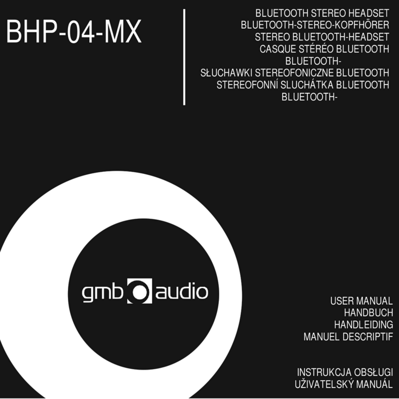 GMB Audio BHP-04-MX user manual