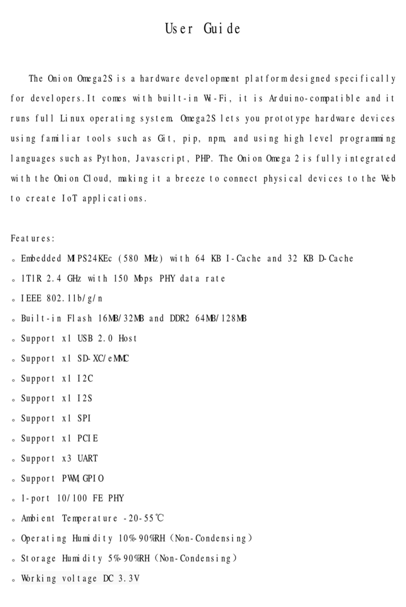 Onion Omega2S User manual