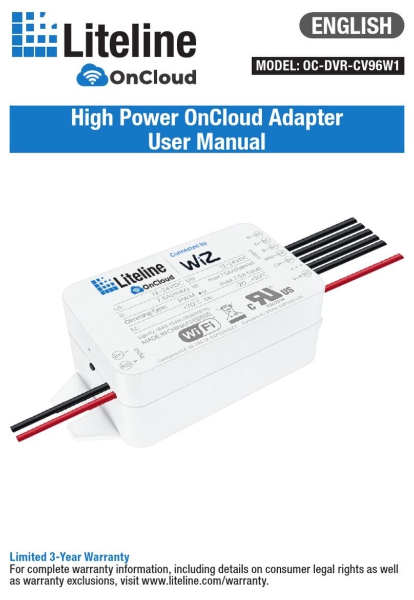 LITELINE OC-DVR-CV96W1 user manual