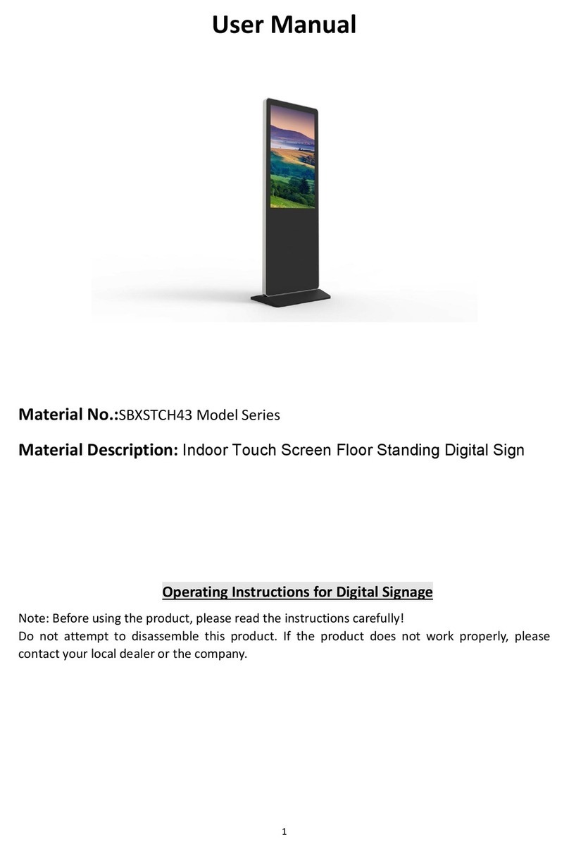 D2G SBXSTCH43 Series User manual
