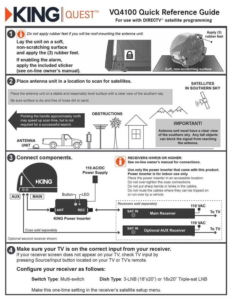 KING QUEST VQ4100 User manual