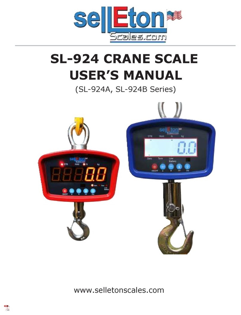 SellEton Scales SL-924A user manual