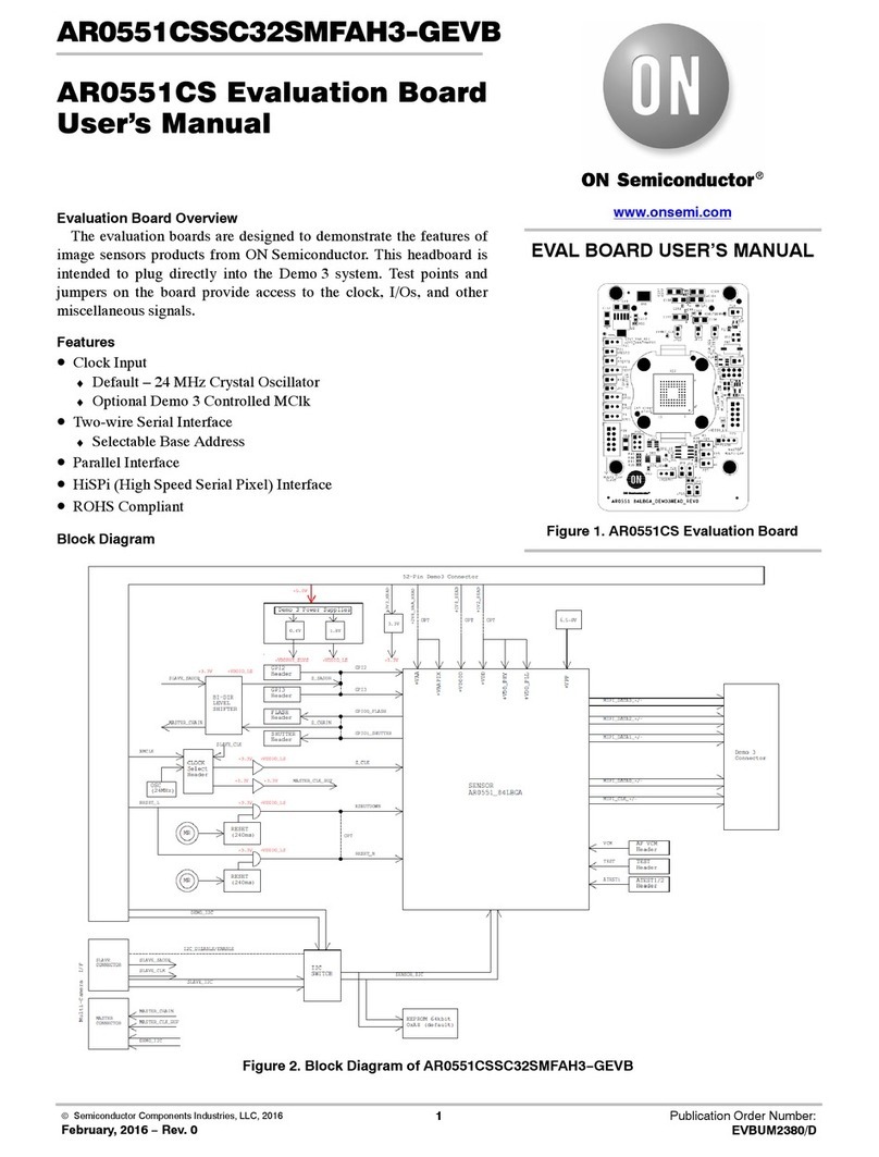 ON Semiconductor AR0551CSSC32SMFAH3-GEVB User manual