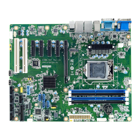 Advantech AIMB-787 Installation and operation manual