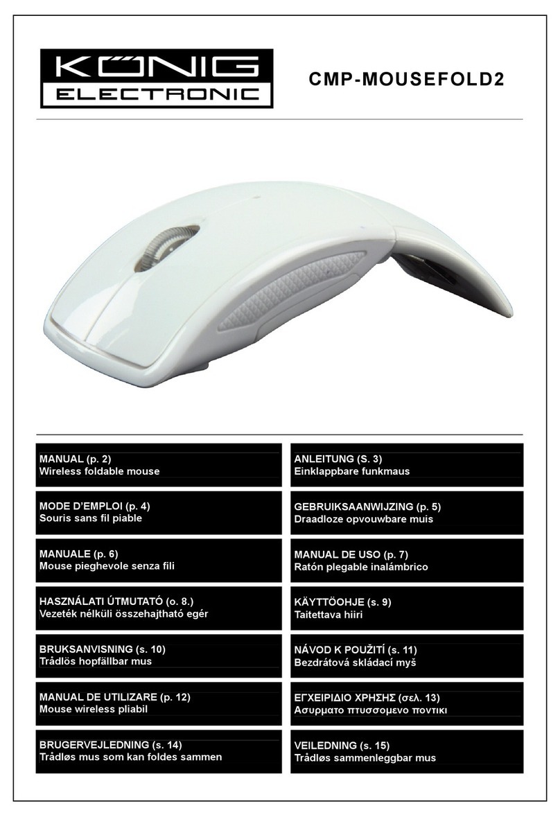 König Electronic CMP-MOUSEFOLD2 User manual