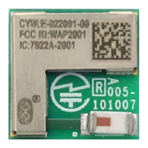 Cypress EZ-BLE PRoC CYBLE-022001-00 User manual