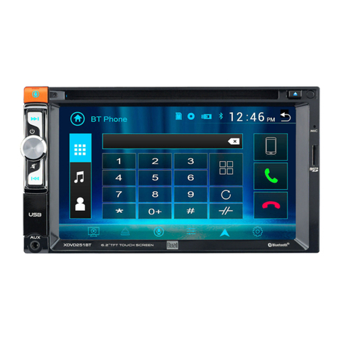 Dual XDVD251BT Operating instructions