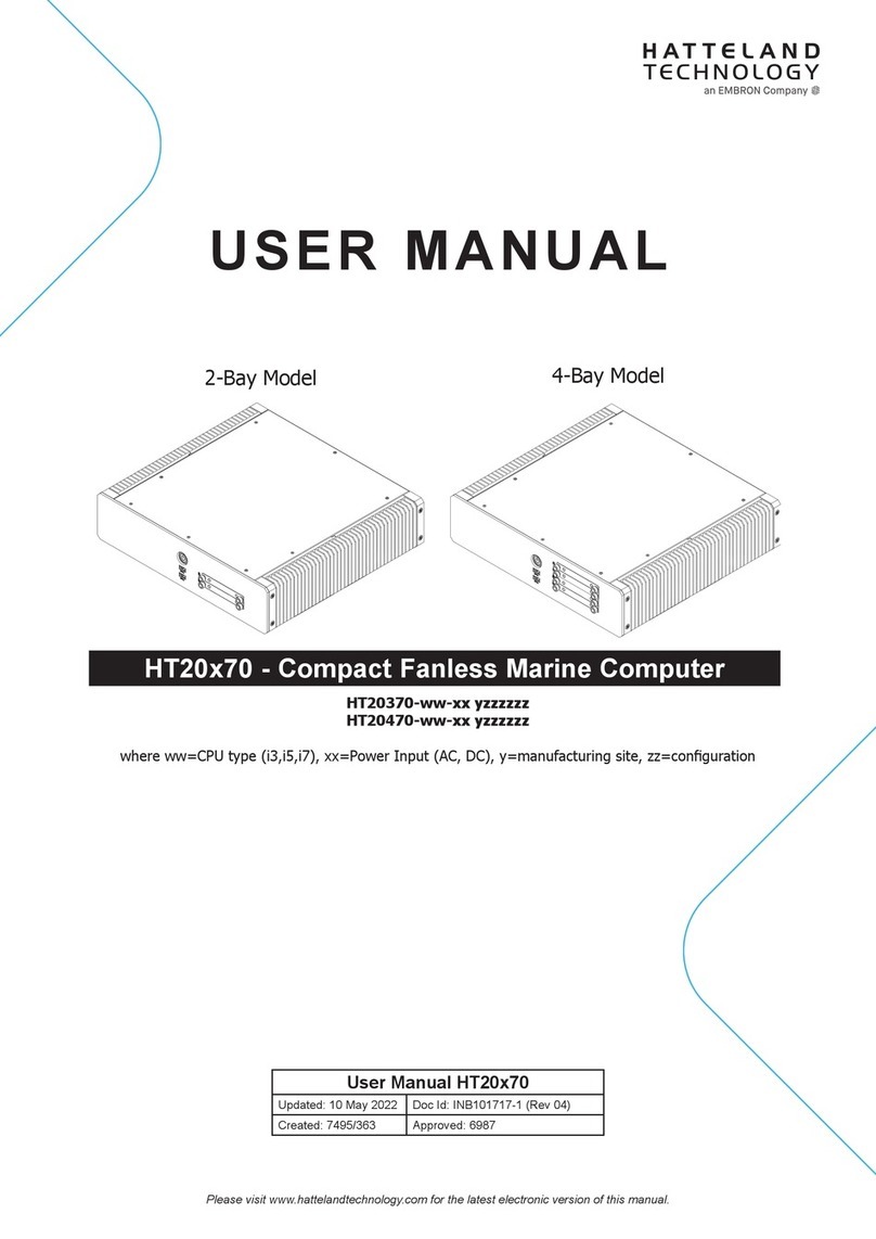 EMBRON Hatteland HT20 70 Series User manual
