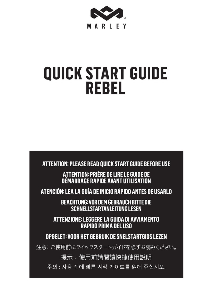 Marley REBEL quick start guide