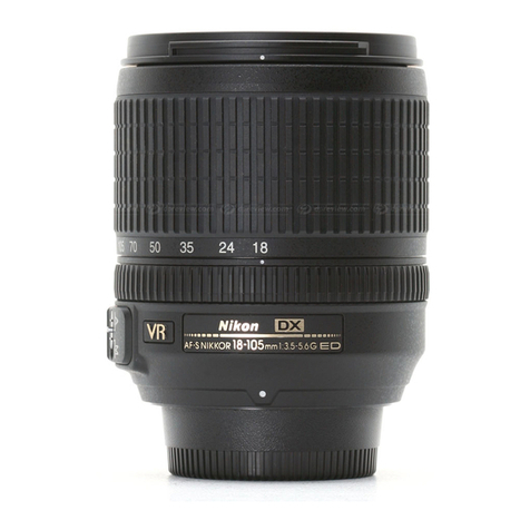 Nikon AF-S DX NIKKOR 18-105mm f/3.5-5.6 ED VR Operating instructions