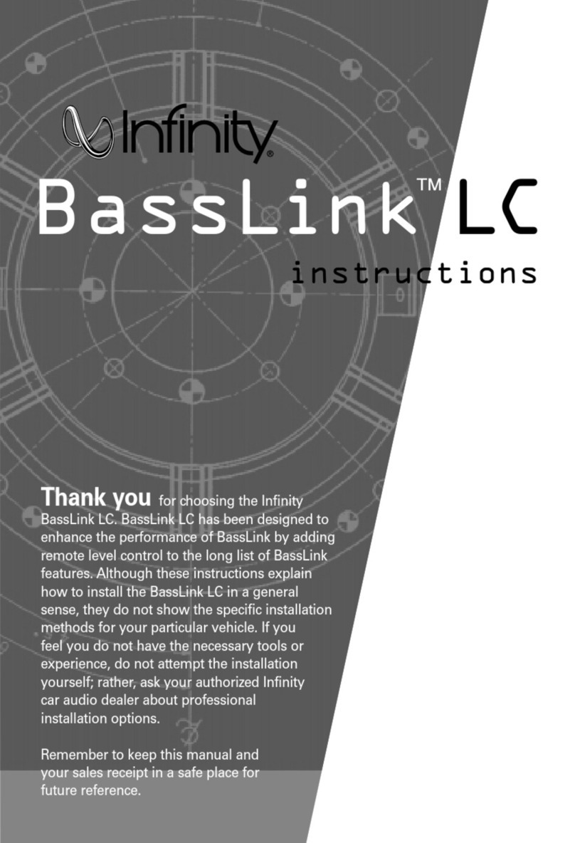 Infinity BassLink LC instructions