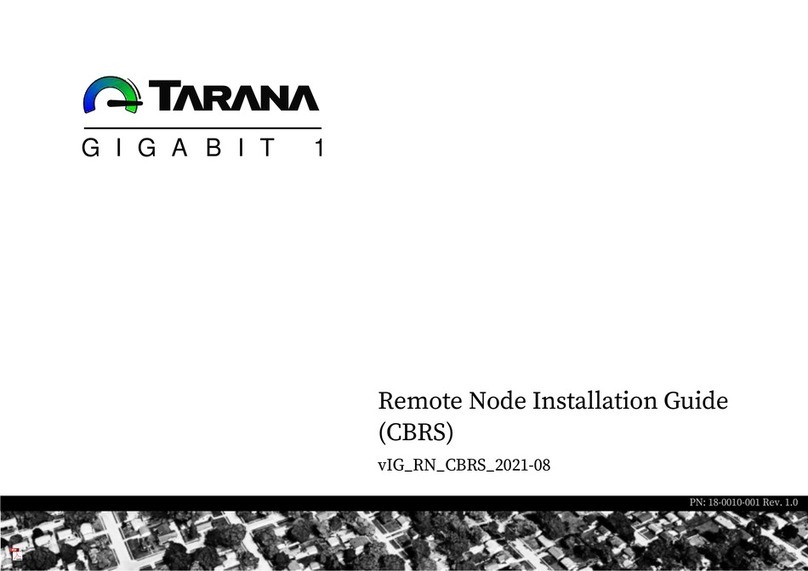 Tarana GIGABIT 1 installation guide