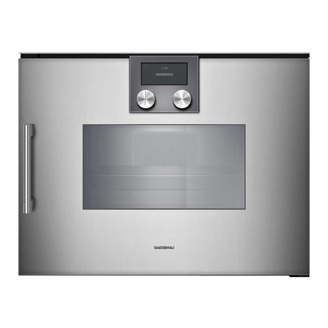 Gaggenau BSP2601.1 User manual and installation instructions
