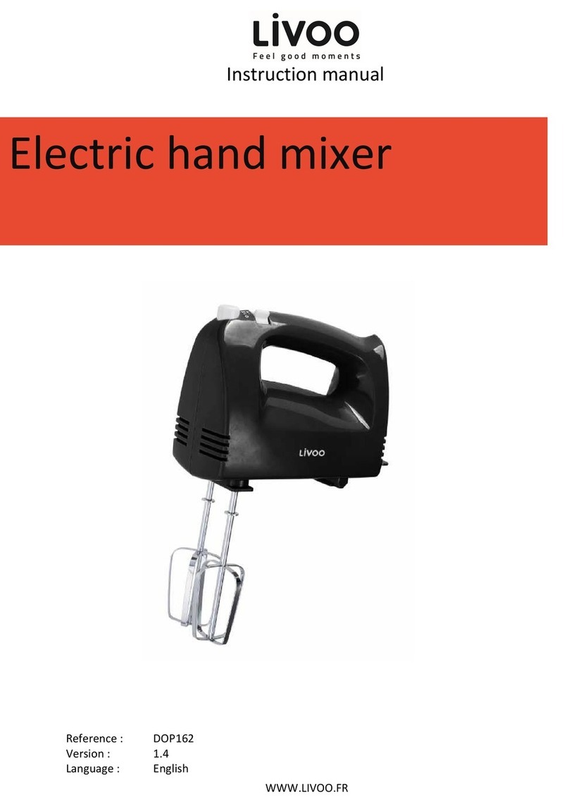 Livoo DOP162 instruction manual