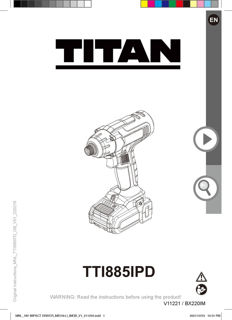 Titan TTI885IPD instructions