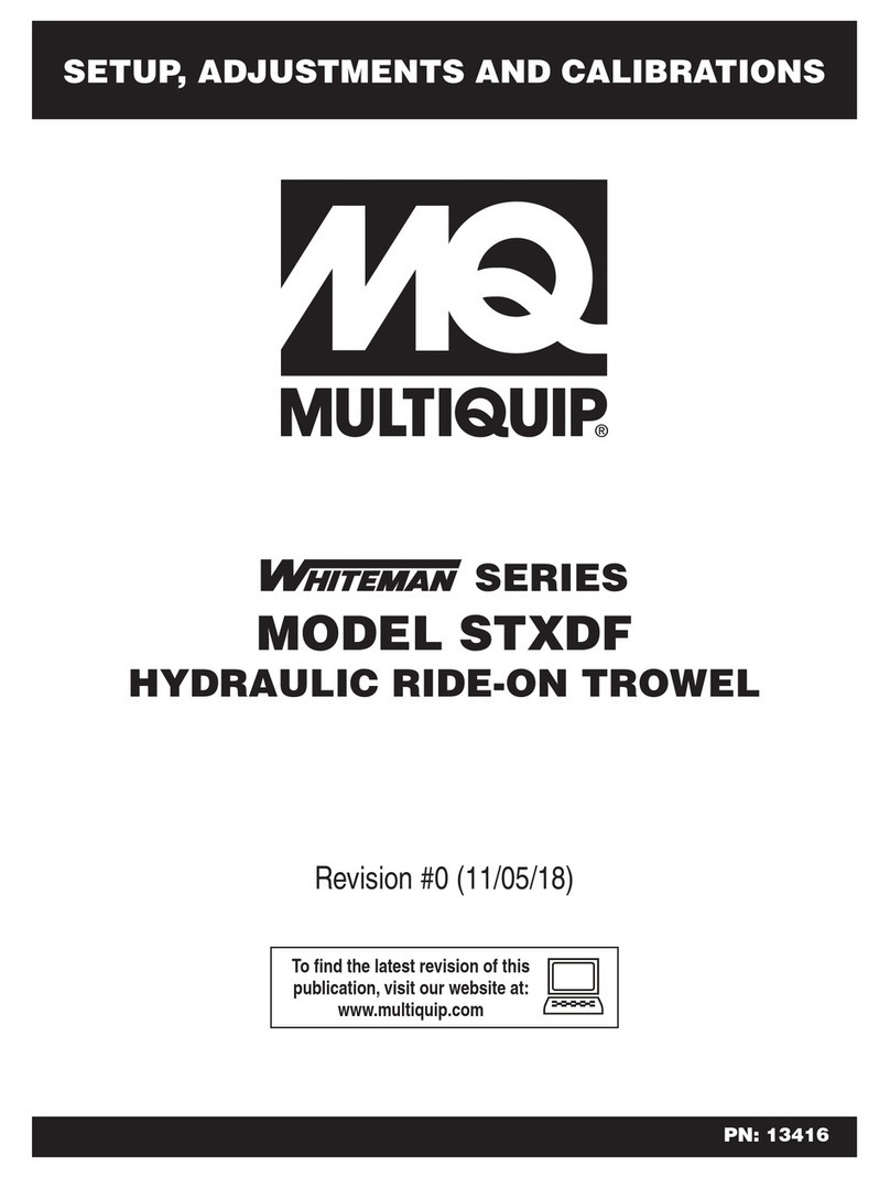 MQ Multiquip WHITEMAN Series User manual