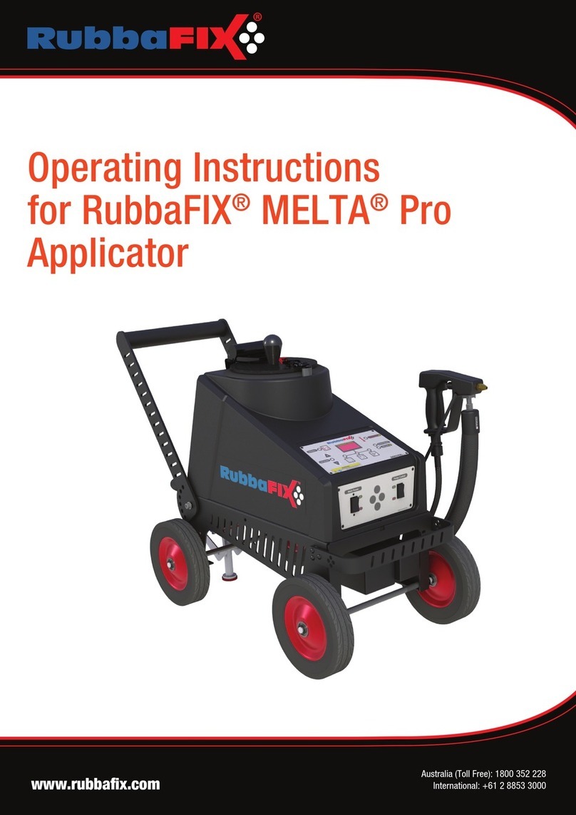 RubbaFix MELTA Pro operating instructions