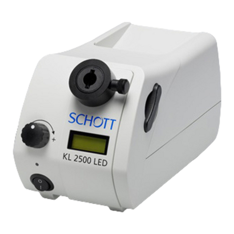 SCHOTT KL 2500 LED User manual