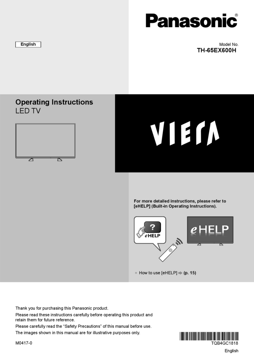 Panasonic Viera TH-65EX600H User manual