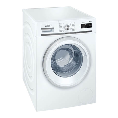 Siemens WM14W460HK Specification sheet Siemens WM14W460HK Specification sheet