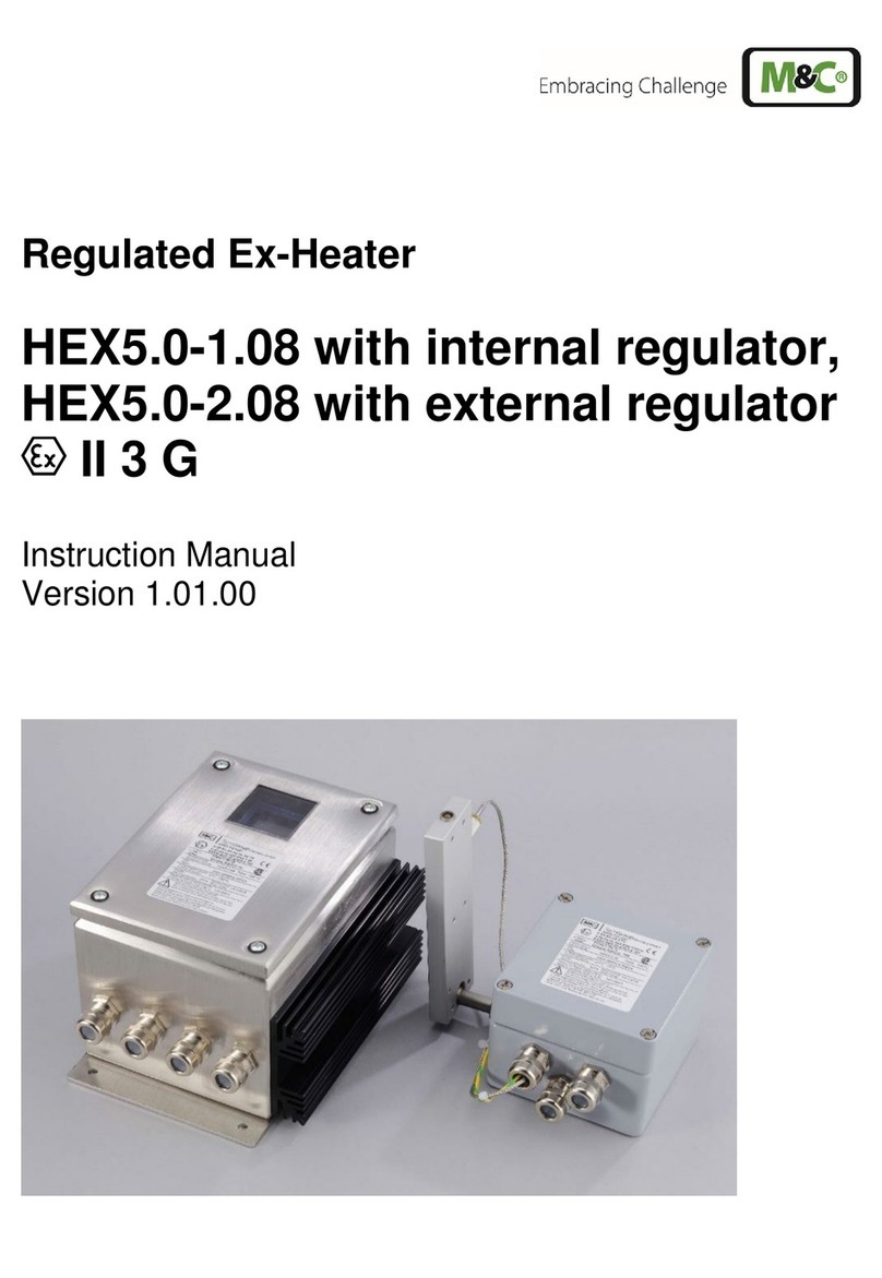 M&C HEX5.0-1.08 instruction manual